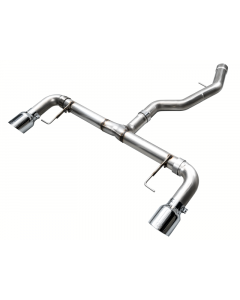 AWE 19-23 BMW 330i / 21-23 BMW 430i Base G2X Track Edition Axle Back Exhaust - Chrome Silver buy in USA