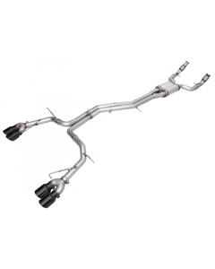 AWE Tuning 19-23 Audi C8 S6/S7 2.9T V6 AWD Track Edition Exhaust - Diamond Black Tips buy in USA