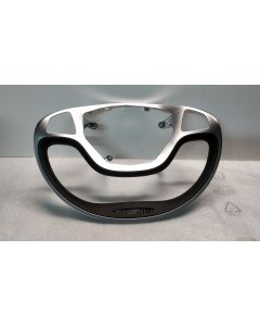 MERCEDES S W222 Steering Wheel Trim AMG Insert A2224602303 Silver and Black Leather buy in USA