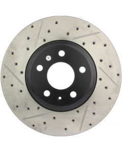 StopTech Power Slot 09-10 Audi A4/A4 Quattro / 08-10 A5 / 10 S4 Front Right Drilled & Slotted Rotor buy in USA