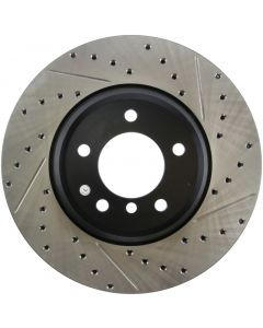 StopTech 07-09 BMW 335 (E90/E92/E93) Slotted & Drilled Left Front Rotor buy in USA