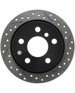 StopTech 14-15 Mini Cooper Base Slotted & Drilled Rear Left Rotor buy in USA