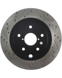 StopTech 08+ Subaru STI (Will Not Fit 05-07) Slotted & Drilled Sport Brake Rotor buy in USA