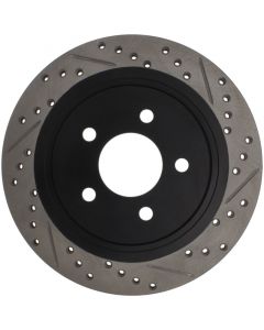 StopTech 05-10 Ford Mustang Slotted & Drilled Left Rear Rotor buy in USA