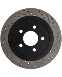 StopTech 05-10 Ford Mustang Slotted & Drilled Right Rear Rotor buy in USA