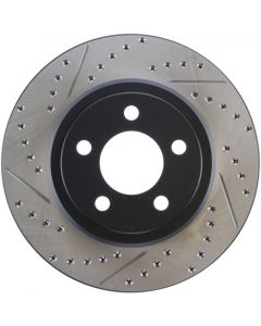 StopTech 05-09 Chrysler 300 (5.7L V8 exc SRT-8) Rear Right Slotted & Drilled Rotor buy in USA