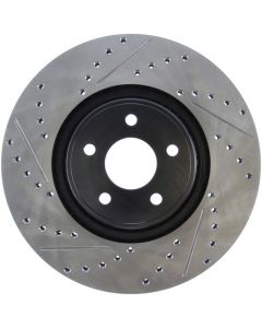 StopTech 14+ Ford Focus ST w/ 335mm Brakes Front Right Slotted & Drilled Rotor buy in USA