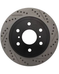 StopTech 07-10 GMC Sierra (w/ Rear Drum) / 07-09 GMC Yukon Rear Left Slotted & Drilled Rotor buy in USA