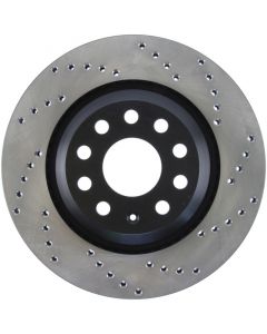 StopTech 09-13 VW CC 3.6L VR6 / 08-09 & 12 Golf R/Golf R32 Drilled Left Rear Rotor buy in USA