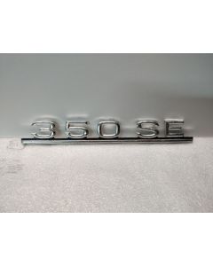 Mercedes W116 350SE Boot Trunk Emblem Badge buy in USA