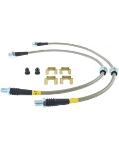 StopTech 89-98 Nissan 240SX (5 Lug w/ 300ZX Upgrade) Front Stainless Steel Brake Lines buy in USA