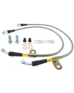 StopTech 06-15 Mazda Miata Stainless Steel Front Brake Line Kit for 4300 buy in USA