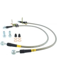 StopTech 03-08 Hyundai Tiburon Front Stainless Steel Brake Lines buy in USA