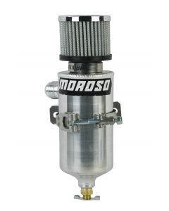 Moroso Breather Tank/Catch Can -12An Male Fitting - Aluminum buy in USA