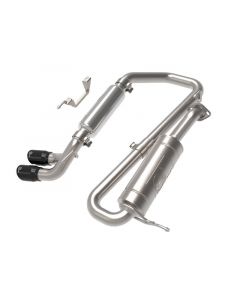 aFe 18-21 Suzuki Jimny Takeda 2-1/4in. 304 SS Cat-Back Exhaust w/ Blk Tip buy in USA