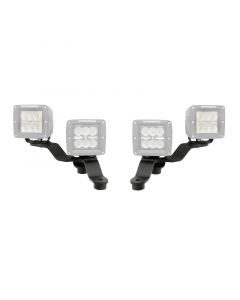 Go Rhino 18-20 Jeep Wrangler JL/JLU/Gladiator JT Light Mount - Two 3in Cubes Offset buy in USA