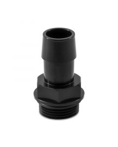 Mishimoto M27 x 2.0 to 3/4in Hose Barb Aluminum Fitting - Black buy in USA