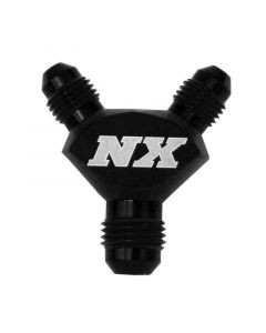 Nitrous Express 6AN x 6AN x 6AN Billet Pure-Flo Y Fitting - Black buy in USA