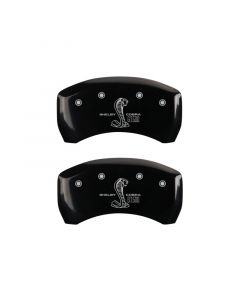 MGP Rear set 2 Caliper Covers Engraved Rear GT500 Shelby & Cobra Black finish silver ch buy in USA