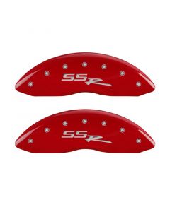 MGP 4 Caliper Covers Engraved Front & Rear SSR Red finish silver ch buy in USA