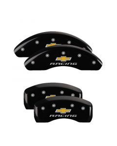 MGP 4 Caliper Covers Engraved Front & Rear Impala Black finish silver ch buy in USA