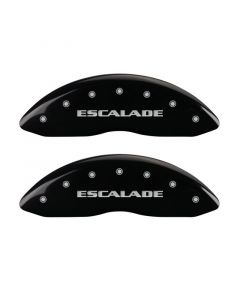 MGP 4 Caliper Covers Engraved Front & Rear Escalade Black finish silver ch buy in USA