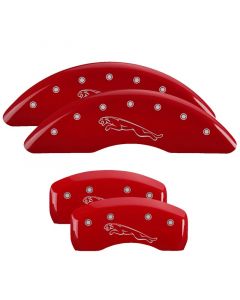 MGP 4 Caliper Covers Engraved Front & Rear Acura Red finish silver ch buy in USA