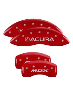 MGP 4 Caliper Covers Front Acura Rear MDX Red Finish Silver Characters buy in USA