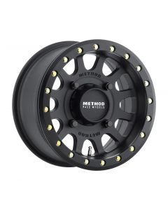 Method MR401 UTV Beadlock 14x7 / 4+3/13mm Offset / 4x156 / 132mm CB Matte Black Wheel buy in USA