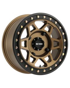 Method MR405 UTV Beadlock 15x7 4+3/13mm Offset 4x156 132mm CB Method Bronze Wheel - Matte Black Ring buy in USA