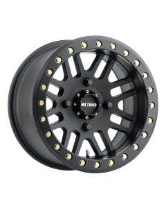 Method MR406 UTV Beadlock 15x10 / 5+5/0mm Offset / 4x136 / 106mm CB Matte Black Wheel buy in USA