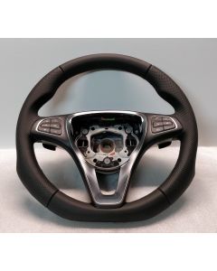 MERCEDES W205 STEERING WHEEL FLAT BOTTOM CUSTOM PADDLES GLC W253 C250 W213 buy in USA