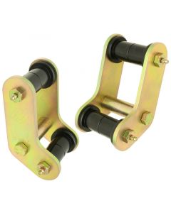 RockJock Boomerang YJ Leaf Spring Shackles Rear w/ Urethane Bushings For Pro Comp Springs buy in USA