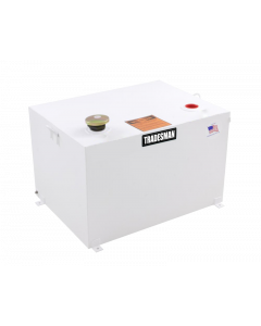 Tradesman Steel Rectangular Liquid Storage Tank - White buy in USA