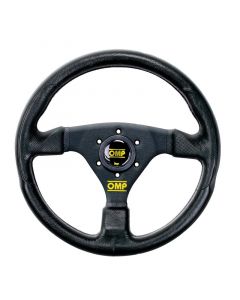 OMP GP Racing Steering Wheel - Black/Black buy in USA