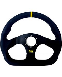 OMP Superquadro Steering Wheel - Small Spokes - Suede (Black) buy in USA