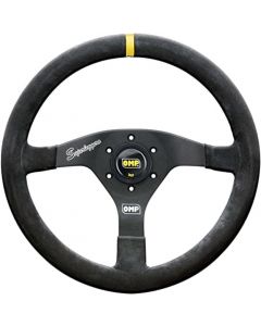 OMP Velocita Superleggero Suede Leather 350mm Diameter Steering Wheel Black buy in USA