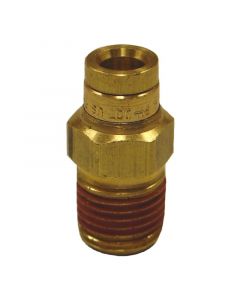 Firestone Male Connector 1/4in. Push-Lock x 1/4in. NPT Brass Air Fitting - 2 Pack (WR17603463) buy in USA