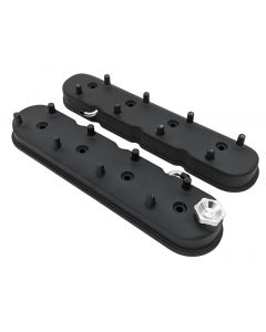 Granatelli 96-22 GM LS Tall Valve Cover w/Angled Coil Mounts - Black Wrinkle (Pair) buy in USA