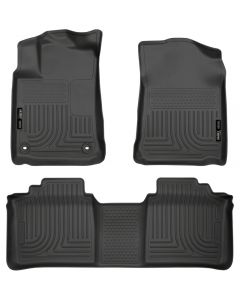 Husky Liners 13-14 Toyota Avalon Electric/Gas Weatherbeater Black Front & 2nd Seat Floor Liners buy in USA