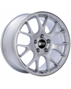 BBS CH-R 18x8.5 5x112 ET38 Brilliant Silver Polished Rim Protector Wheel -82mm PFS/Clip Required buy in USA