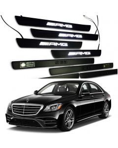 W222 AMG S63 Style S65 S500 S550 S600 Mercedes-Benz S Class Entrance mouldings LED Illuminated Door Sills Interior Trims buy in USA