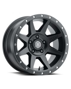 ICON Rebound 17x8.5 5x4.5 0mm Offset 4.75in BS 71.5mm Bore Satin Black Wheel buy in USA