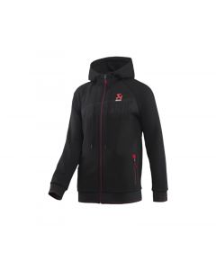 Akrapovic Mens Corpo Zip Hoodie Black - Large buy in USA