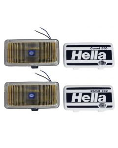 Hella 550 Series 55W 12V H3 Fog Lamp Kit - Amber buy in USA