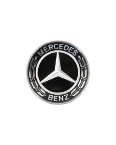 Original Mercedes-Benz Emblem für Motorhaube schwarz C E Klasse W205 204 213 238 buy in USA