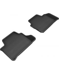 3D MAXpider 2019-2020 BMW 3 Series (G20) Kagu 2nd Row Floormats - Black buy in USA