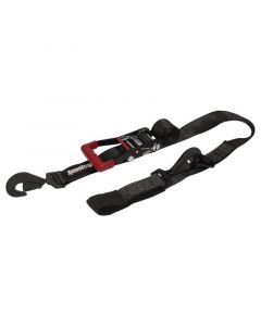 SpeedStrap 2In x 8Ft Ratchet Tie Down w/ Flat Snap Hooks & Axle Strap Combo, Made in the USA buy in USA