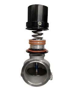 Granatelli 50mm 14PSI Piston Actuated Wastegate - Black Anodized buy in USA