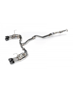 Invidia 2022+ Subaru WRX Gemini Single Layer Quad Black Tip Cat-Back Exhaust buy in USA